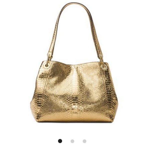 MK metallic gold purse - Picture 1 of 1